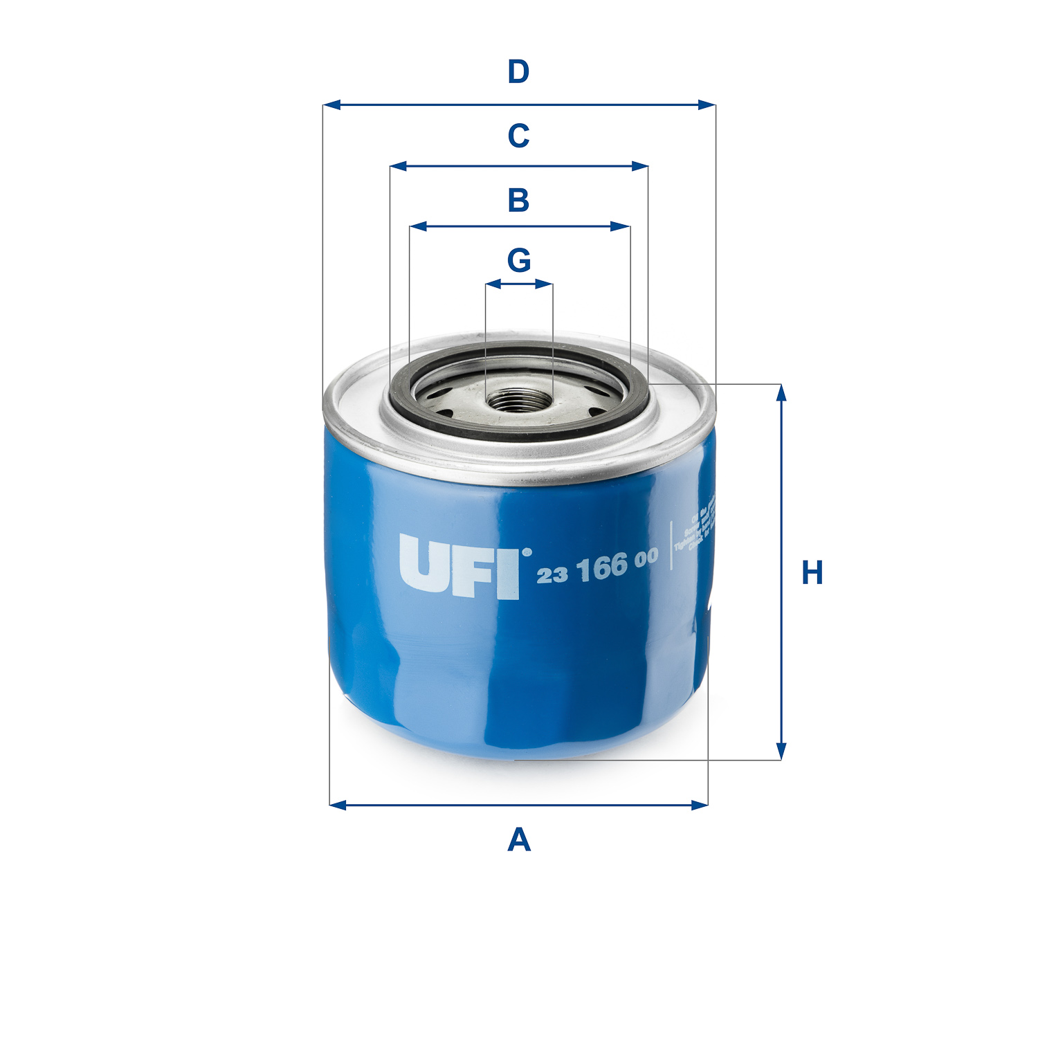 23.166.00 oil filter spin-on